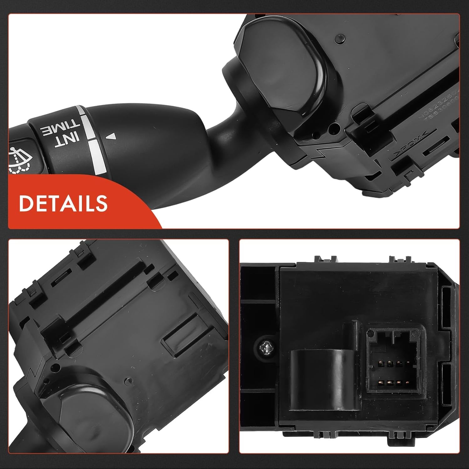 A-Premium Windshield Wiper Switch Assembly Lever Compatible with Honda Civic 2006-2007