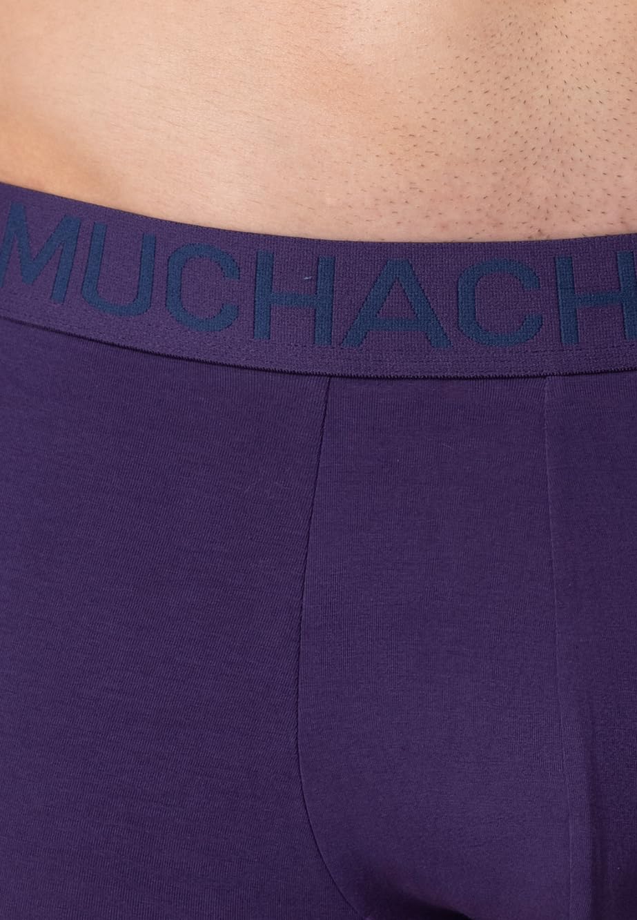 Muchachomalo Calzoncillos para Hombre, Ropa Interior Lisa de Algodón para Hombre, Pack de 2 Unidades, Bóxers Lisos de Corte Clásico con Cintura Elástica