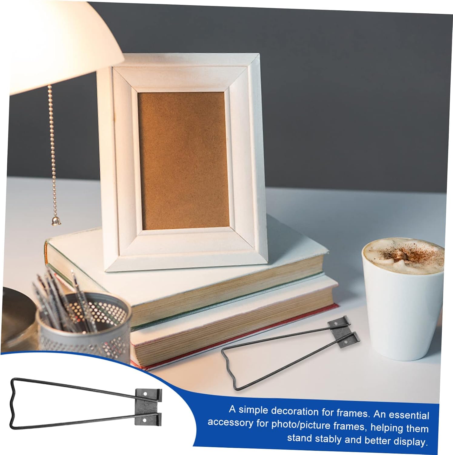 10pcs Iron Picture Frame Back Supports Adjustable Holder Stand