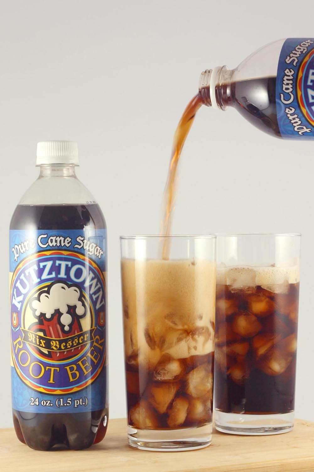AmishTastes Root Beer, Kutztown "Nix Besser" PA Dutch Style, 24 Oz. (Pack of 4)