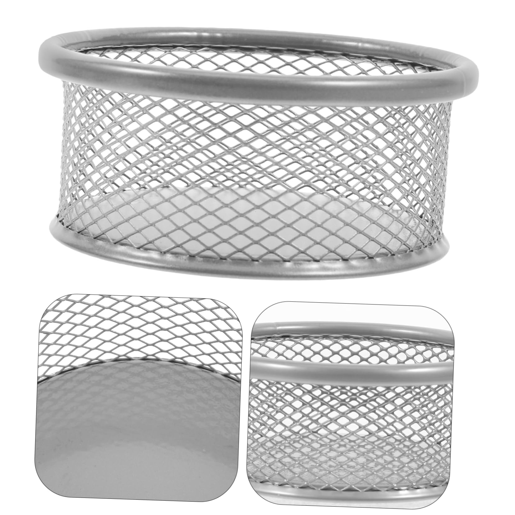 TEHAUX 20piezas Portalápices De Malla Metálica Para Escritorio Organizador Multiusos De Almacenamiento Para Clips y Material De Oficina Para Profesionales y Estudiantes