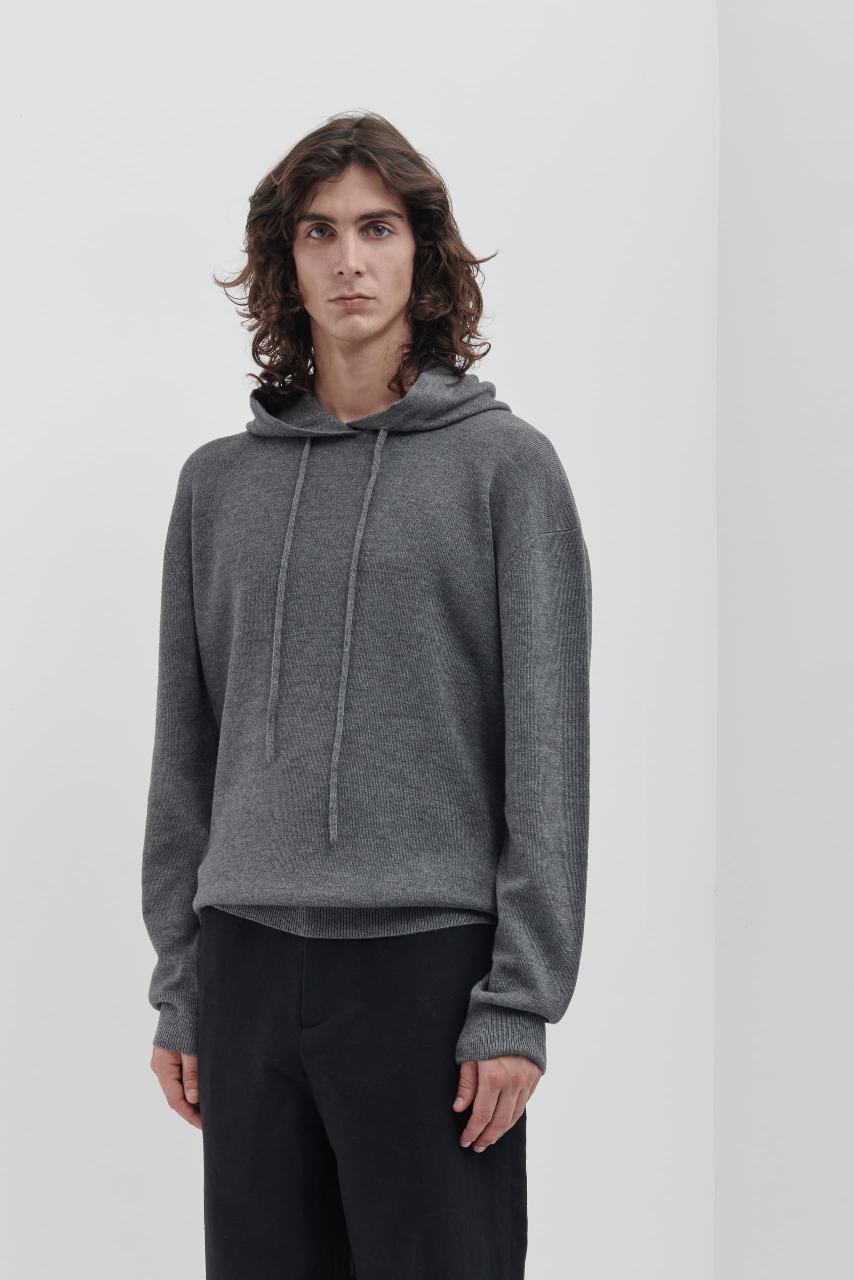 Diana Studio Herren Kapuzenpullover aus Wollmischung Hooded Sweatshirt