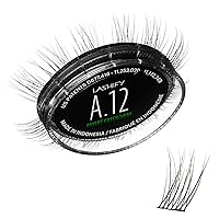 Vista 31 de Lashify Amplify - Extensiones de pestañas GossamerDIY de 0.472 pulgadas, color negro, pestañas postizas fáciles para un aspecto natural