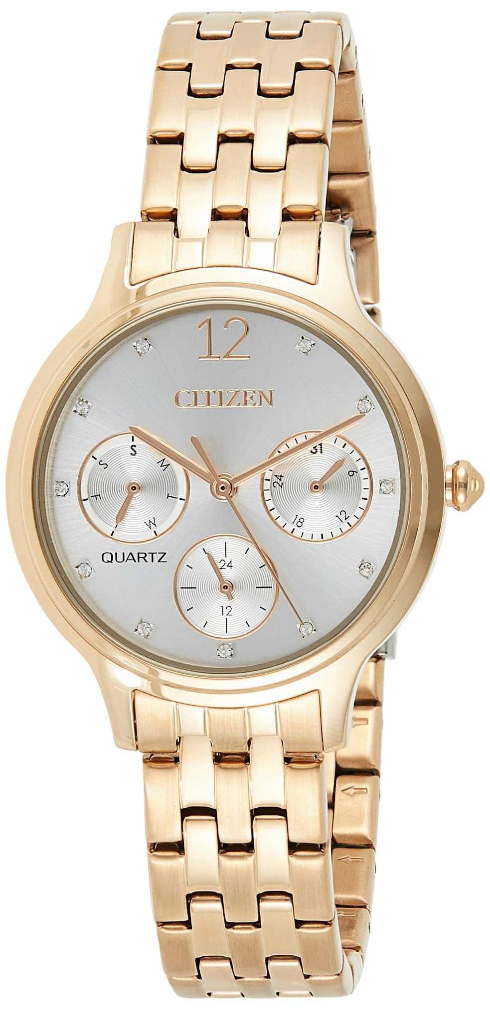 Citizen Stainless Steel Quartz Analog White Dial Women Watch-Ed8183-54A, Rose Gold Band (B08D8DK9Z5) Amazon Price History, Amazon Price Tracker