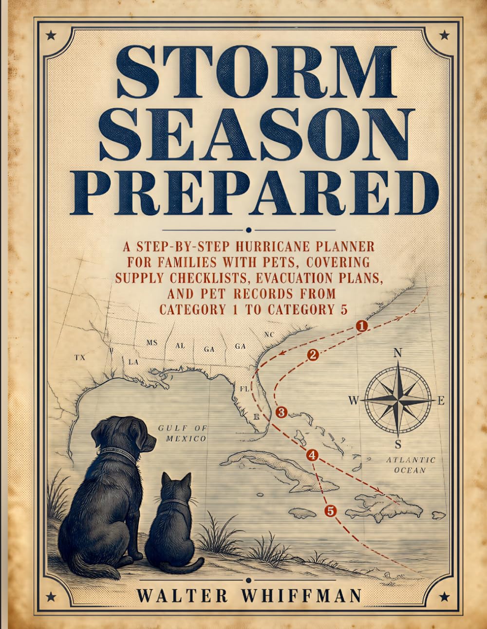Storm Season Prepared: A Step-by-Step Hurricane Planner for Families with Pets, Covering Supply Checklists, Evacuation Plans, and Pet Records from Category 1 to Category 5