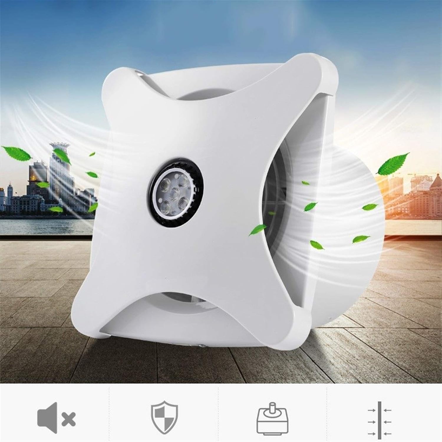 Exhaust Fan Powerful Exhaust Fan Wall-Mounted and Ceiling-Mounted Exhaust Fan Built-in Household