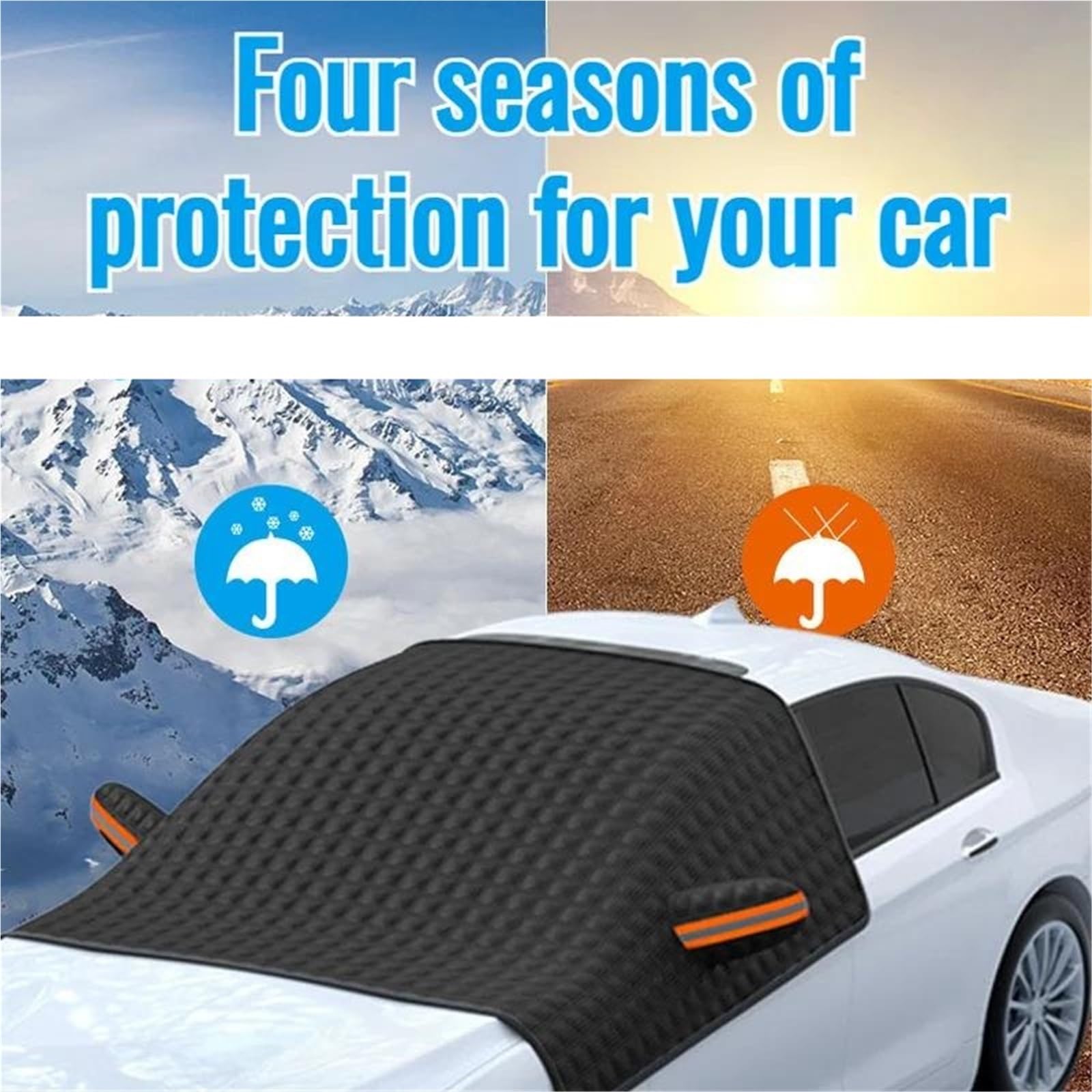 Copertura Antineve Per Parabrezza Universale Per Auto Con Magnete Protezione Antighiaccio Resistente Per Finestrini Anteriori/laterali E Specchietti Invernale Antigelo Copri Parabrezza Auto Inverno