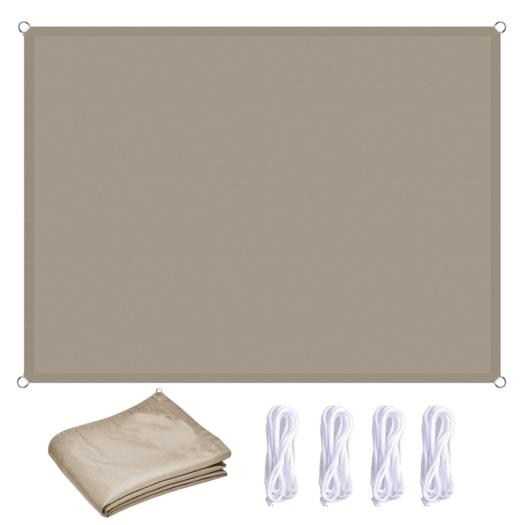Toile solaire anti-UV et résistante à l'eau pour jardin extérieur