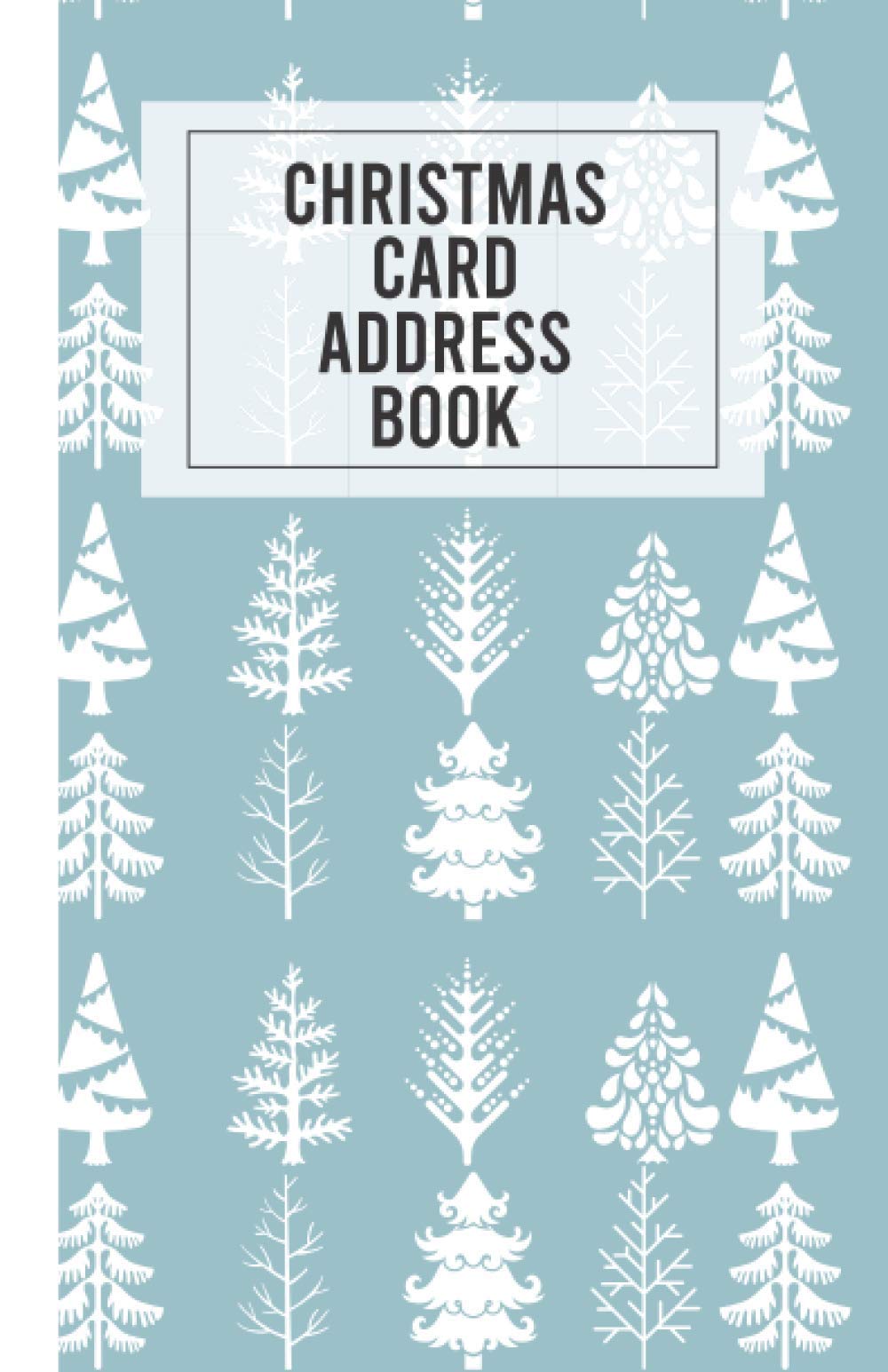 Christmas Card Address Book: Pretty Christmas Design Address Book with 400+ Entries, Large Address Book With Alphabetical tab (Personal Contact List)