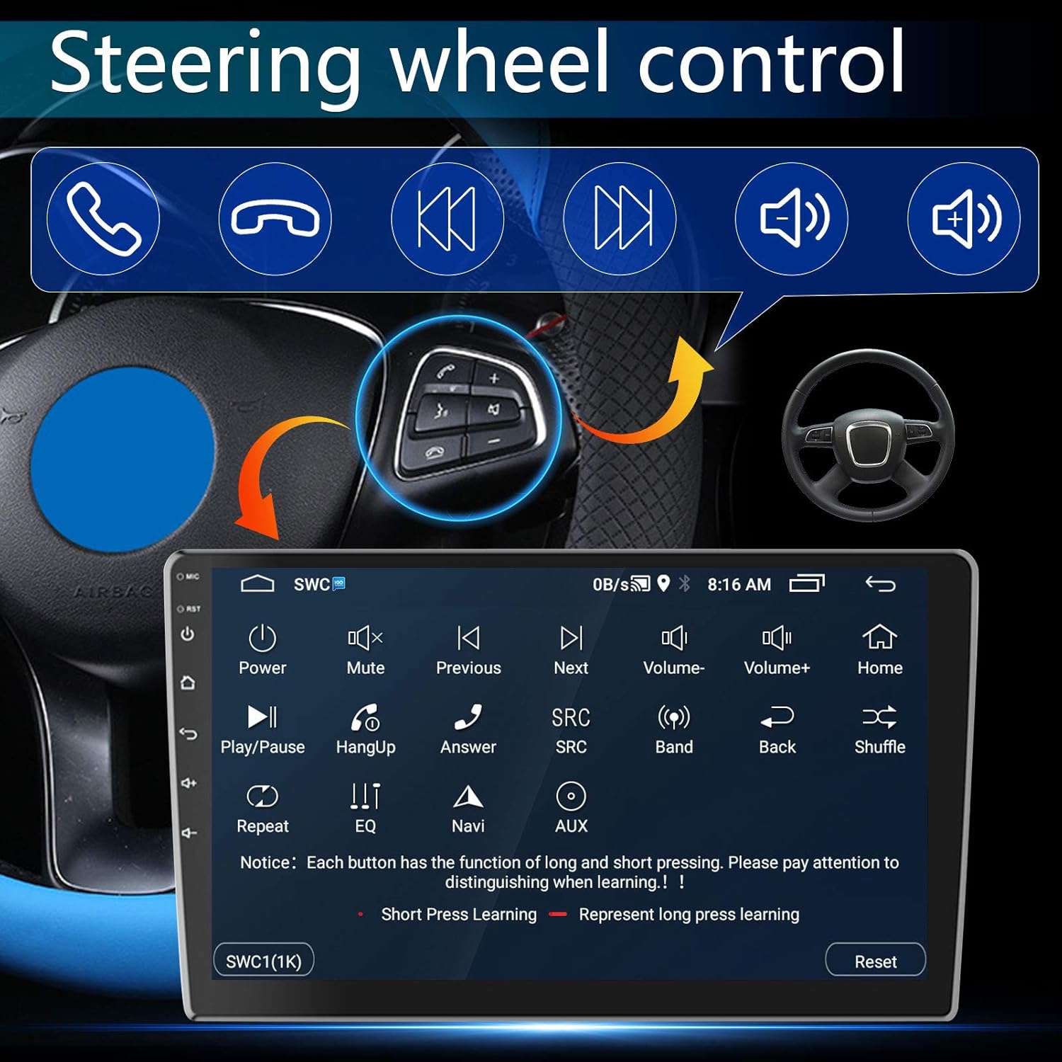 Blасk Frіdау - 60% оƒƒ Podofo Android 10 inch Double Din Car Radio, Bluetooth Car Stereo with Touch Screen Car Multimedia Player GPS Navigation Indash, Support 2USB WiFi FM Radio Mirror Link and Backup Camera Bеѕt Sеllеr Podofo Android 10 inch Double Din Car Radio, Bluetooth Car Stereo with Touch Screen Car Multimedia Player GPS Navigation Indash, Support 2USB WiFi FM Radio Mirror Link and Backup Camera