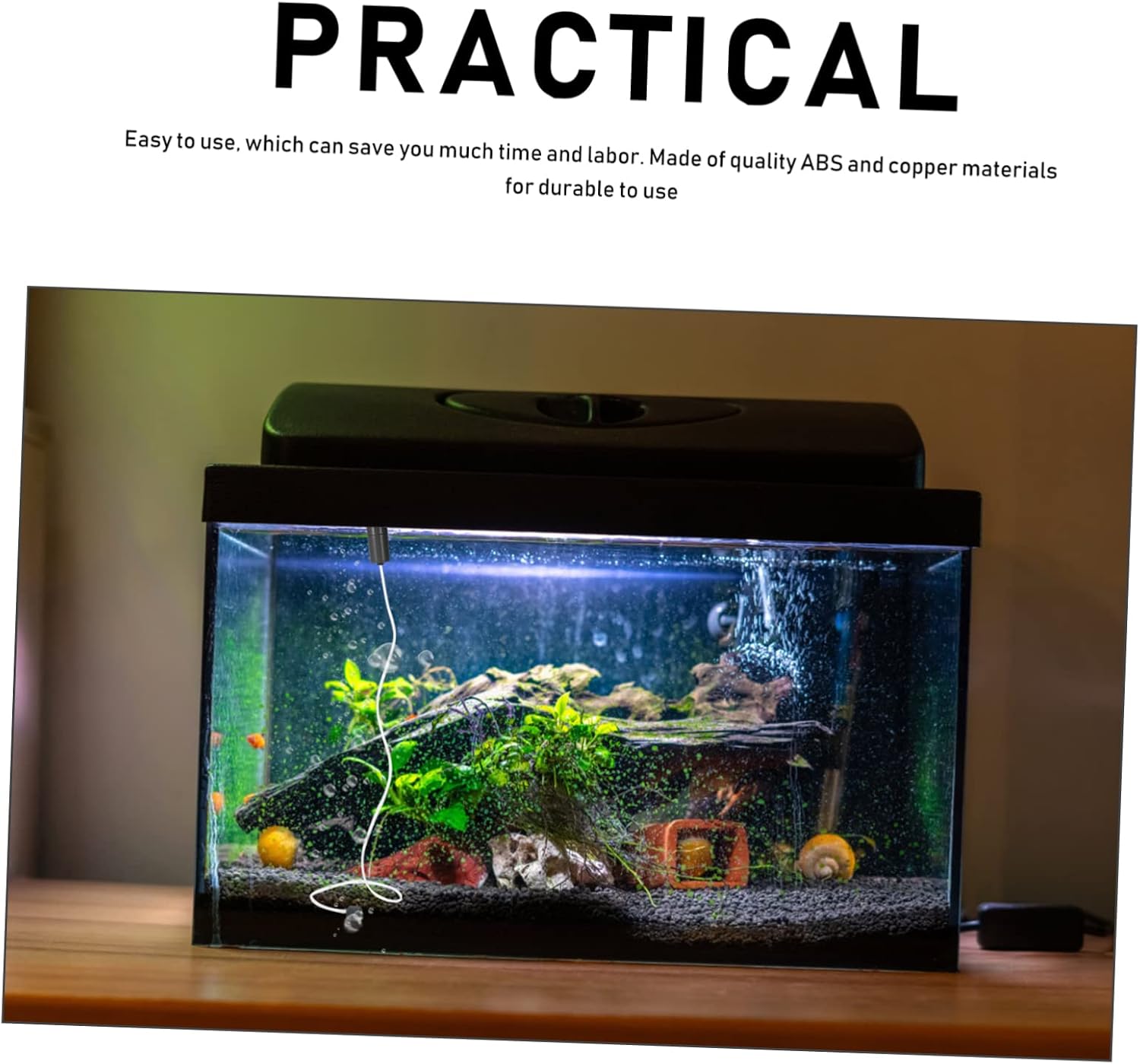 USB Portable Aquarium Oxygen Pump 1w Mute Aeration for Fish Tanks Xmas image 5
