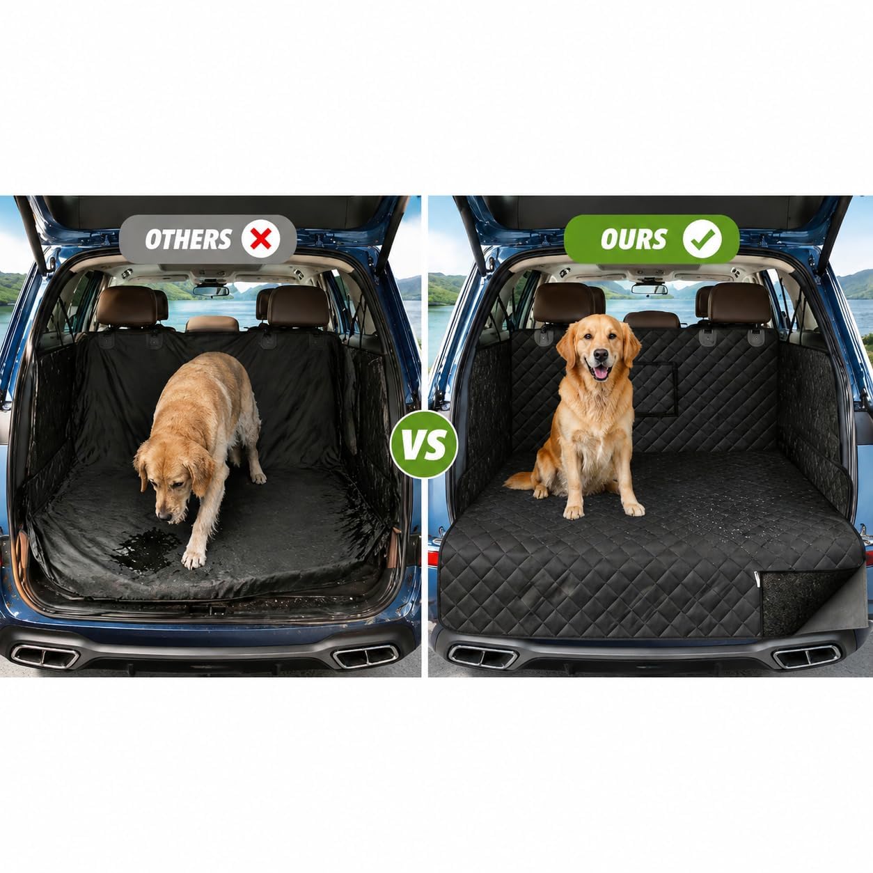 Tappeto Bagagliaio Cane per Honda HRV HR-V 2026 2025 2024, Protezione Premium Vasca Cani Anti Sporco Copertura Telo Auto Tappetino Carico