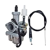 tianfeng Carburetor Compatible with Honda ATC 185 185S 200 200S 200X 3-Wheeler Carb W/Throttle Cable