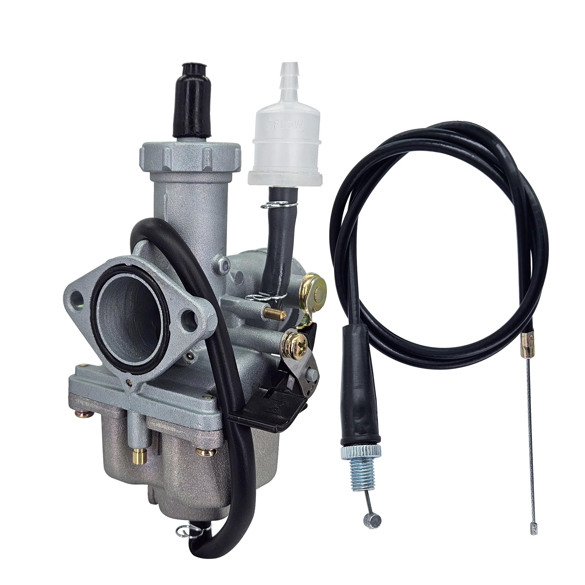 tianfeng 2 Stroke Carburetor for ATC185S ATC 185 S ATC200 ATC 200 ATC200X ATC 200 X ATC200S ATC 200 S Carb WThrottle Cable