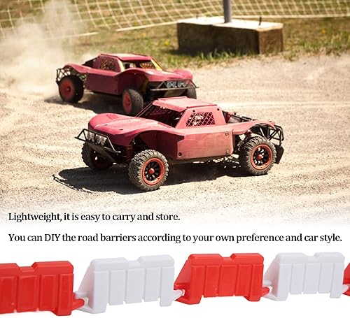 Miniatura 6 de Accesorios para automóvil a control remoto, 60 unidades, barrera de deriva a control remoto, resistente al desgaste y duradera, control remoto de