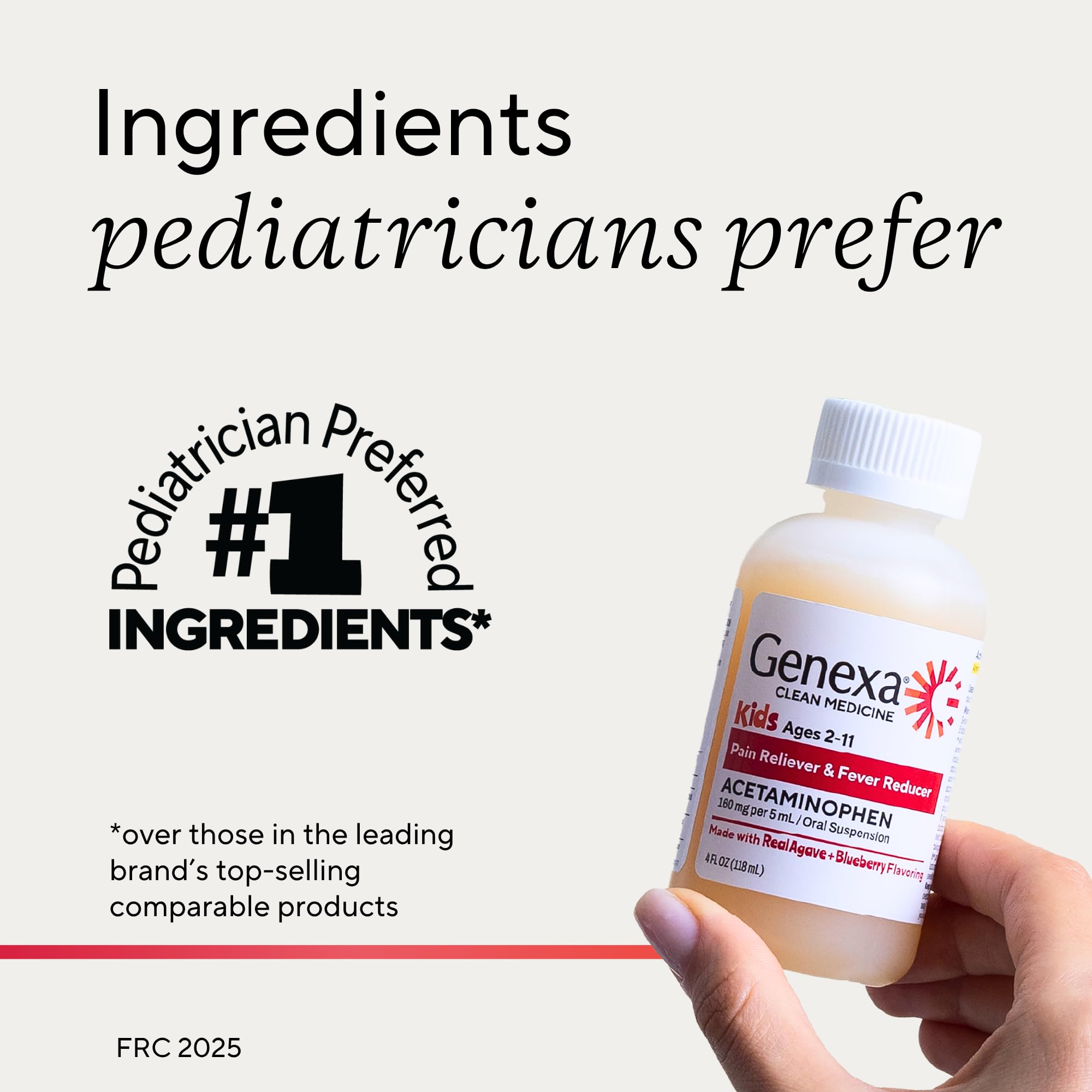 Genexa Children's Acetaminophen Made Clean, Fever Reducer for Kids, 4 fl oz — Amazon image 6