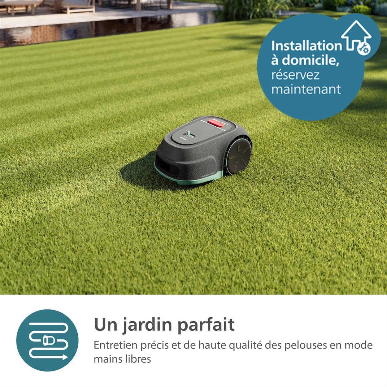 Philips Tondeuse Robot Série 3000 - Tonte Transversale — vue 3
