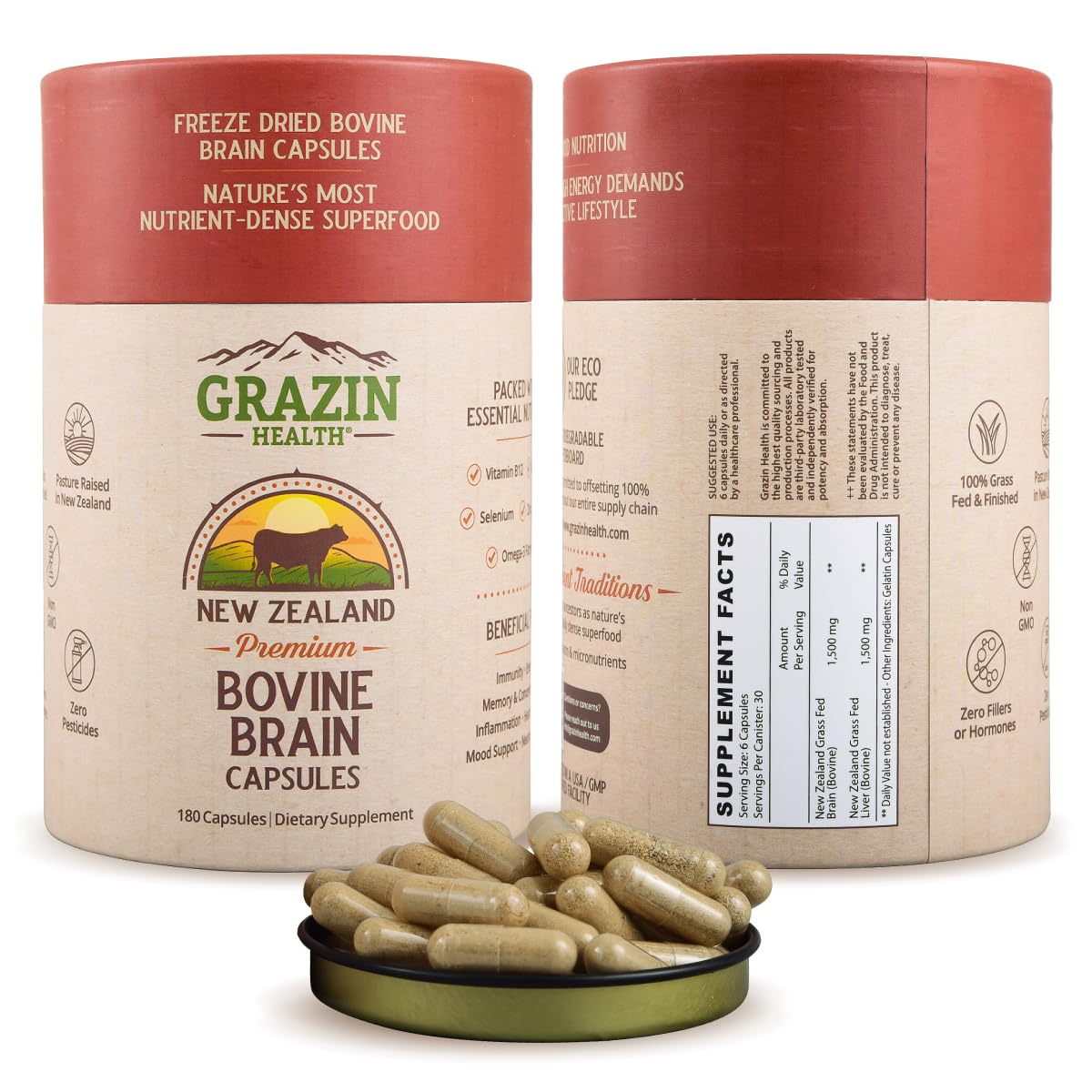 Beef Brain 1500 Mg Brain 1500 Mg 30 Servings | Desertcart INDIA