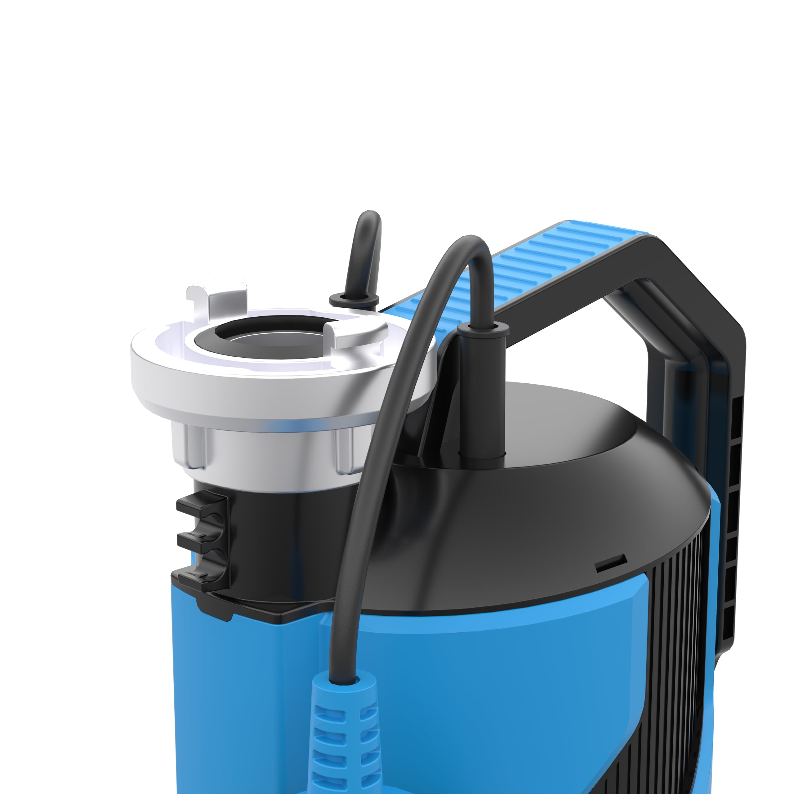 Güde Hochwasser Flut-Set 750-230 Volt, 750 Watt, 12000 Liter pro Stunde maximale Fördermenge, 8 Meter maximale Förderhöhe, 7 Meter maximale Eintauchtiefe, inkl. 10 Meter Druckschlauch, Transportbox