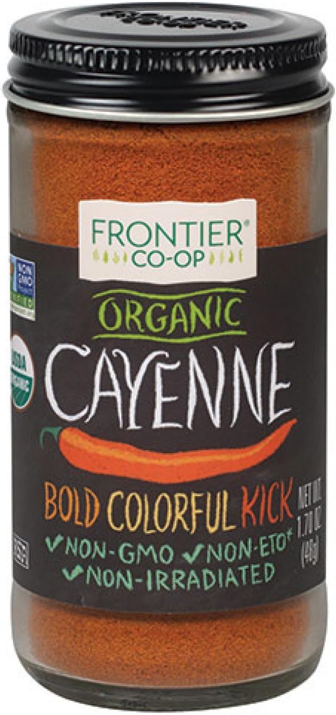 Simply Organic Frontier Herb Ground Cayenne Pepper, 1.7 oz
