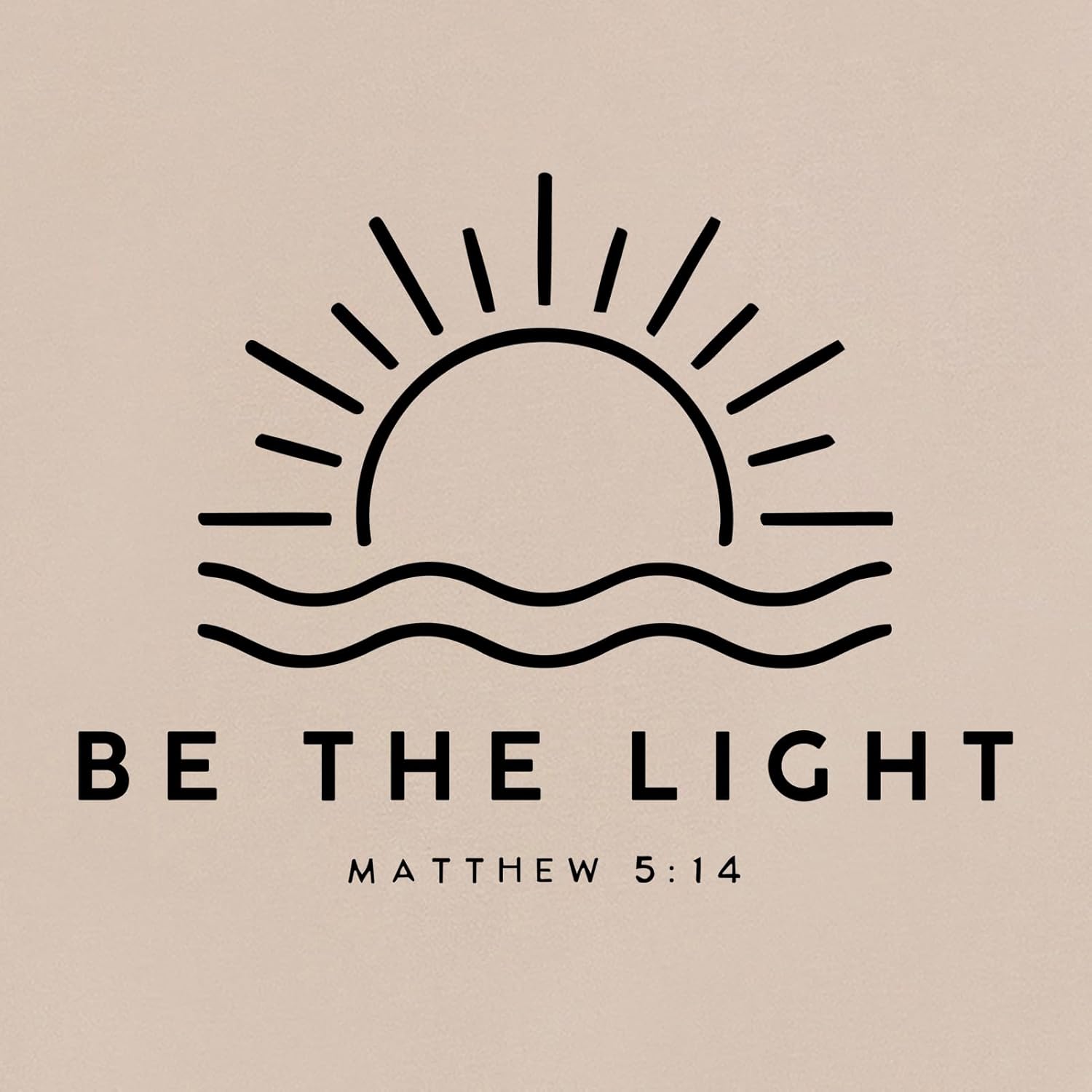 YITAN Women Cute Tops Be The Light Graphic Tee Shirts - Image 3