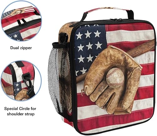 Miniatura 32 de AUUXVA Bolsa de almuerzo – Tren de vapor, lona, 10.5 pulgadas de alto x 3.5 pulgadas de ancho x 9.5 pulgadas de largo, para 3 años en adelante Steam