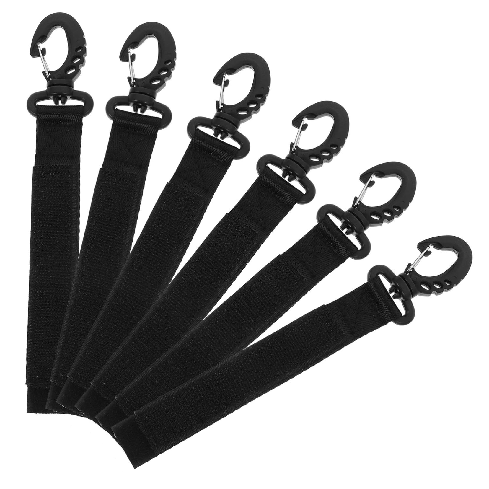 UKCOCO Support Triangulaire pour Cordon pour Voilier pour Ligne D'Amarrage Amortisseurs Support pour Canne À Pêche Élastique Siège pour Planches Bateaux Noir