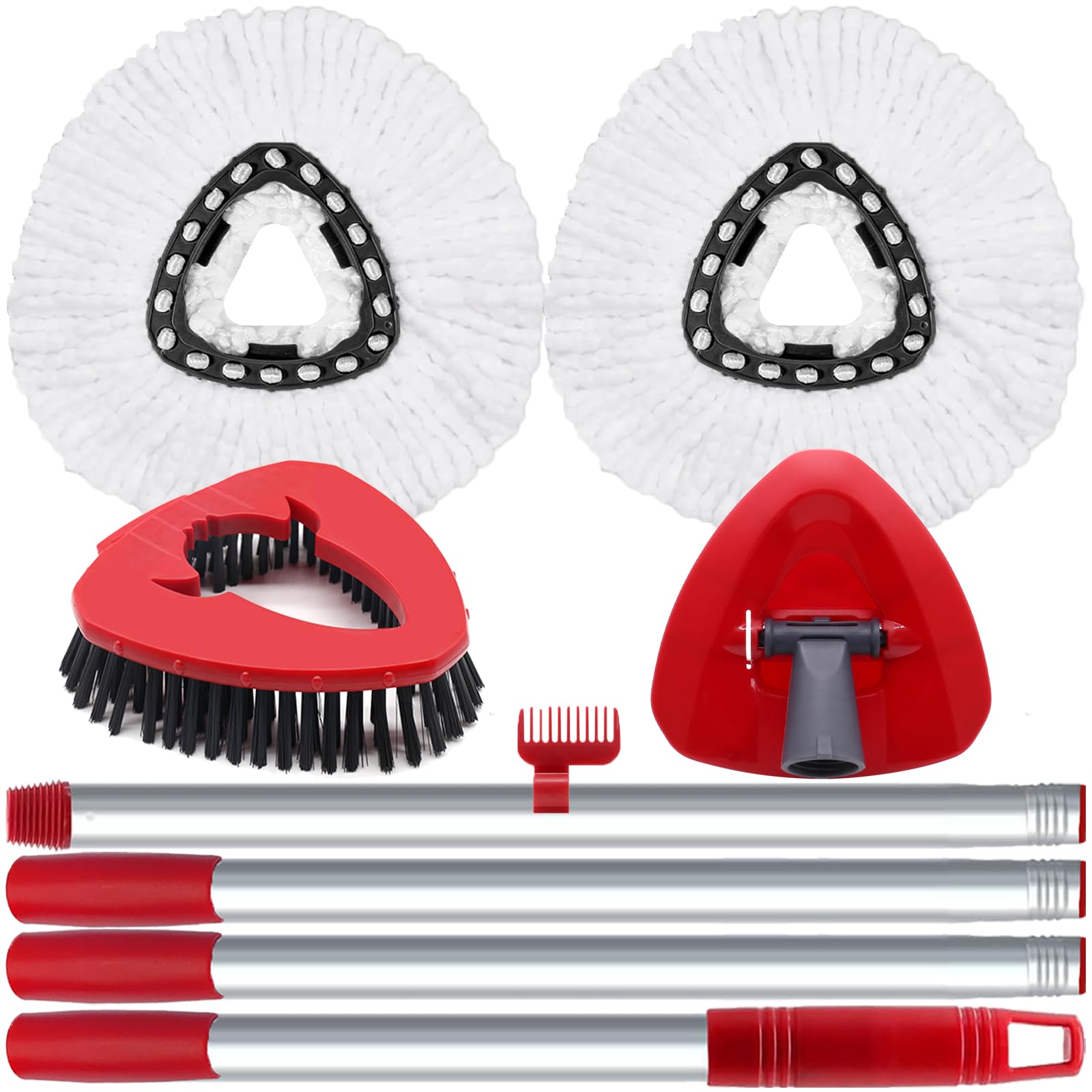 Amazon.com: 2 Pack Spin Mop Heads Replacement Compatible with O