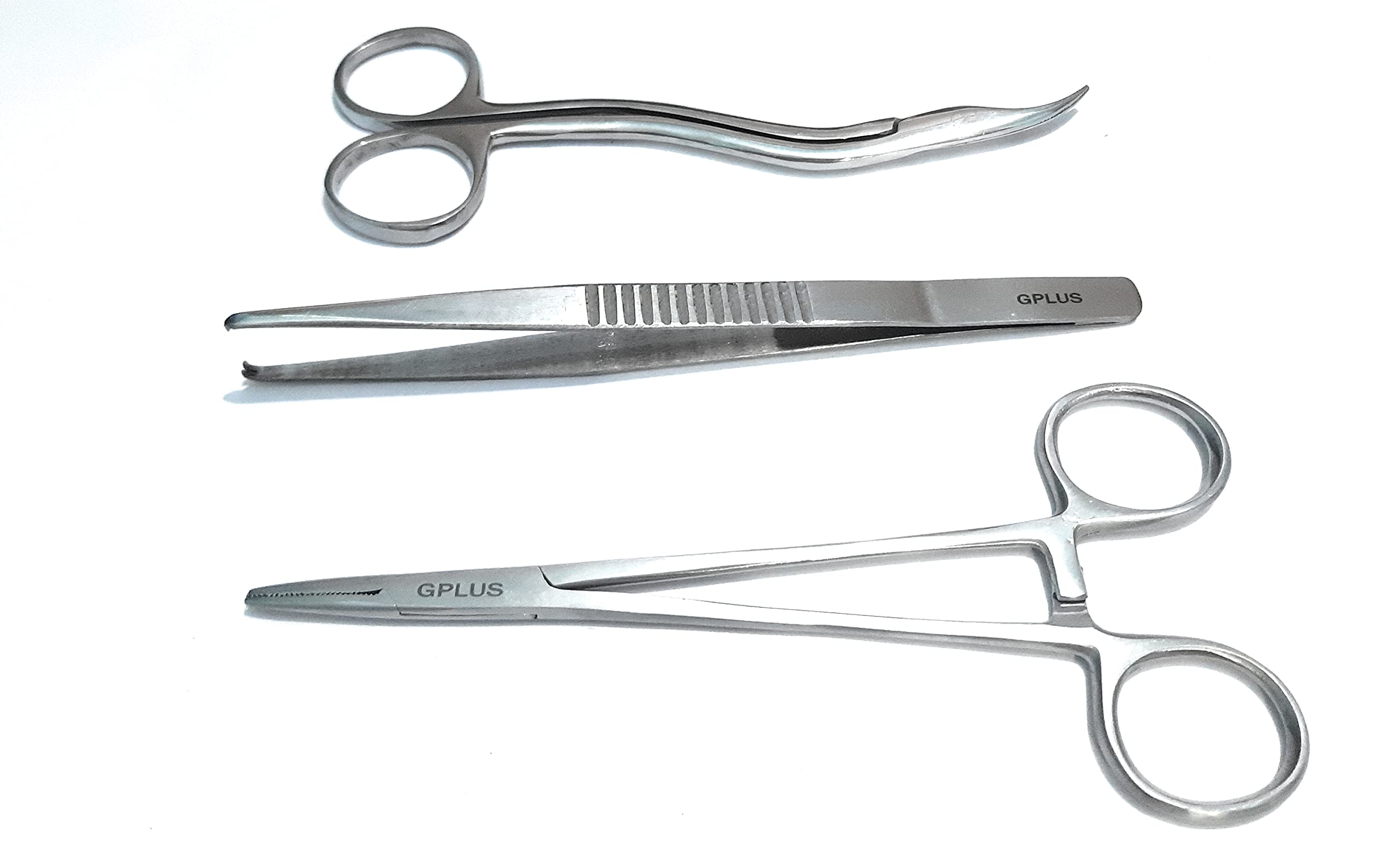 GPLUS Suturing Instrument Set (Needle Holder, Dissecting Forceps, Suturing Scissors) (B09B7PFZJC) Amazon Price History, Amazon Price Tracker