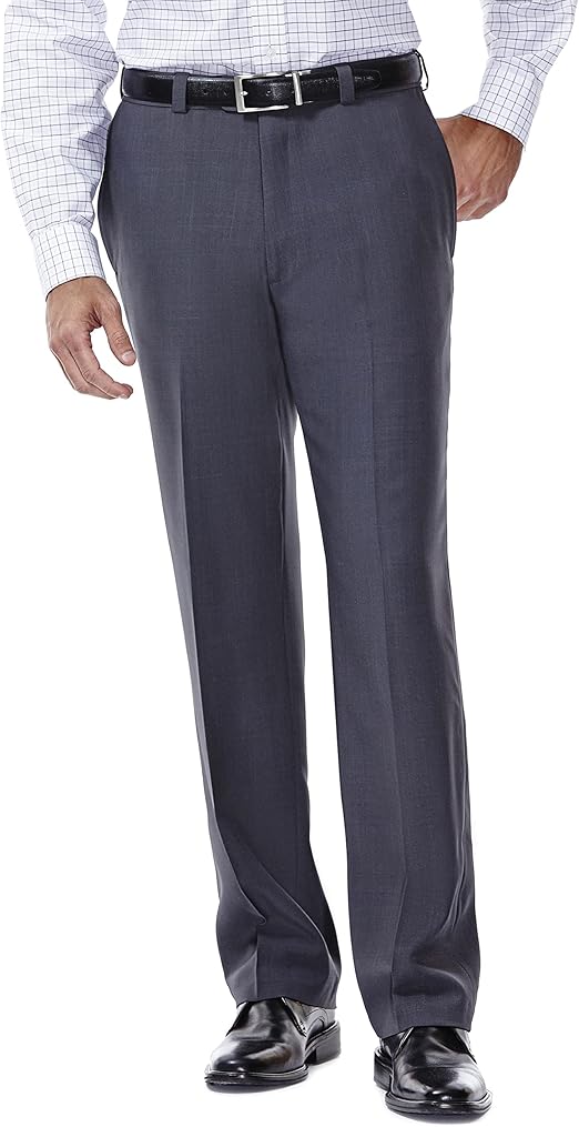 Haggar ECLO Repreve Stria Flat Front Dress Pant