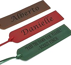 Personalized Leather Bookmarks Perfect Gifts
