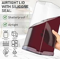 Vista 6 de WHITE FEATHER SUPPLIES 8.5L/287Oz Extra Large Airtight Food Storage Containers (2 PC) with Lids, Kitchen and Pantry Organization Containers for