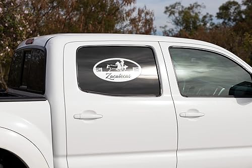 Miniatura 3 de Coleadero Charreada - Adhesivo de vinilo personalizado con Ciudad del Estado de México o apellido, calcomanía para Troca o Carro personalizada con