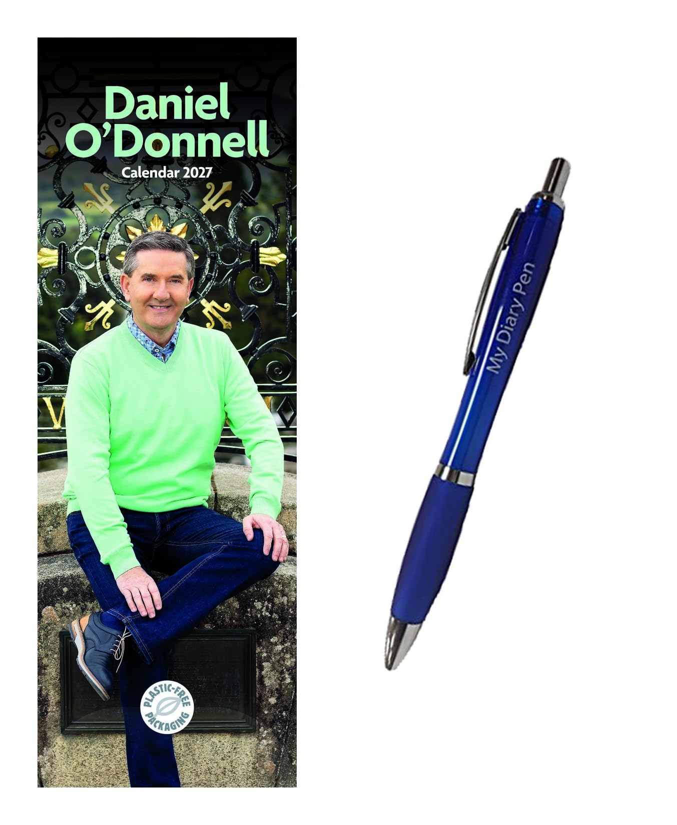 Daniel O Donnell Slim Calendar 2027 + EXCLUSIVE LIMITED EDITION PEN
