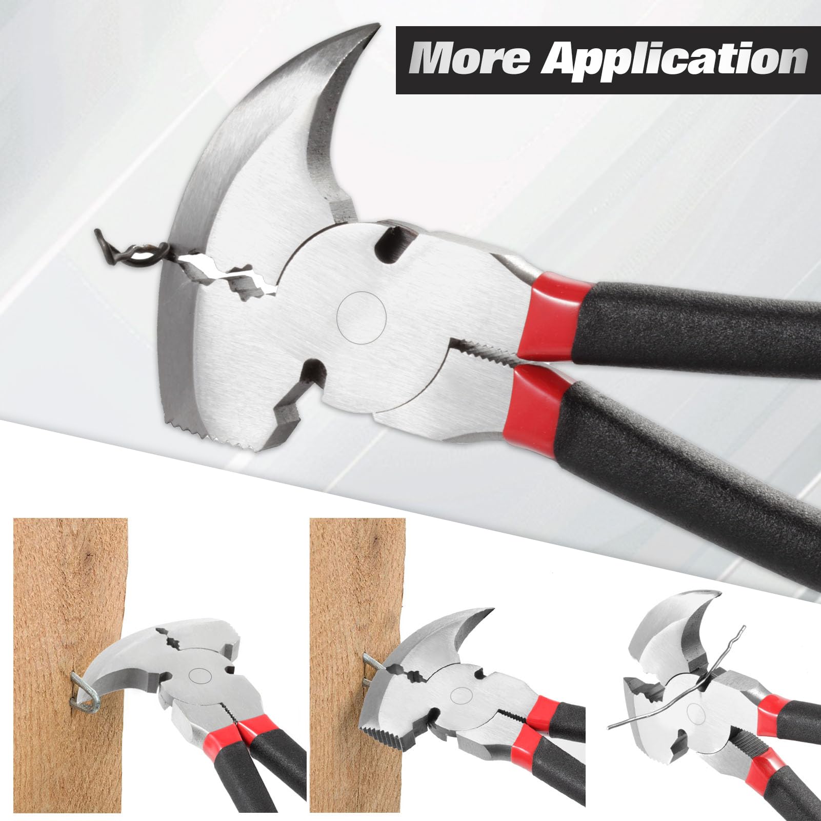 SPEEDWOX - Pinza de esgrima de 26,7 cm – Extractor de grapas y herramienta multifunción para vallas, pinza de junta sólida y robusta