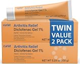 Curist Diclofenac Sodium Topical Gel 1% (2 Pack of 150g 5.29 oz) Arthritis