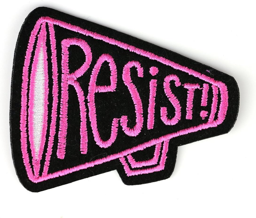 BADGE BOMB Resist Megaphone Patch Allison Cole