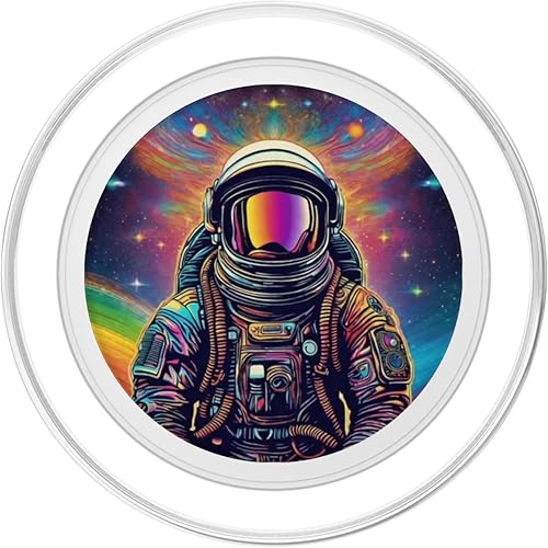 Miniatura 8 de Cosmic Dreamer Astronauta Space Psychedelic Trippy Print PopSockets Standard PopGrip