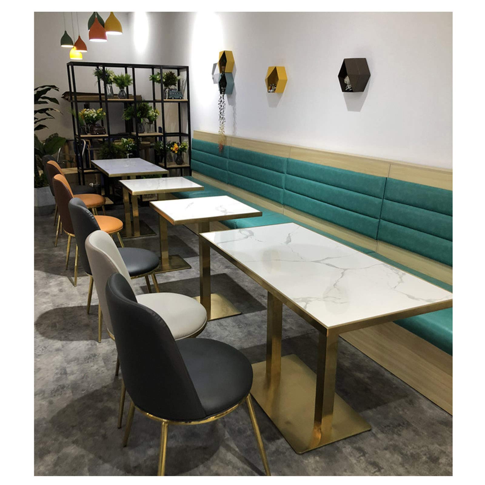 Patas de mesa de acero inoxidable, soporte antideslizante para mesas de comedor y bares, patas de repuesto para muebles de cocina, fuertes y seguras, ideales para uso doméstico y comercial (color: C)