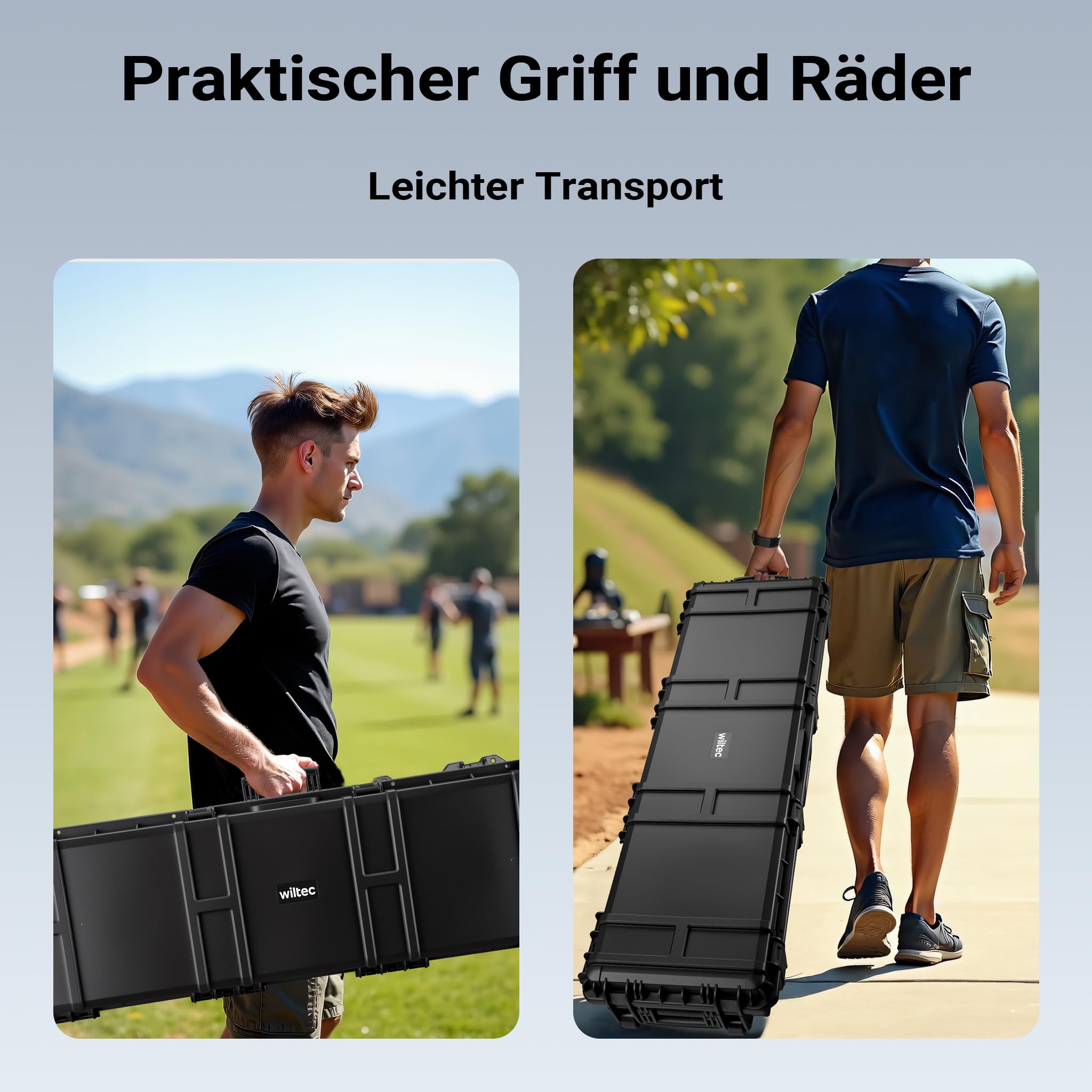 Wiltec Waffenkoffer für Langwaffen