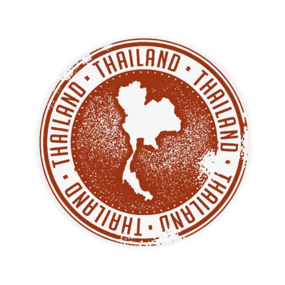 Tapis de sol Thailande rond déco multicolore pour une ambiance zen dans votre salon