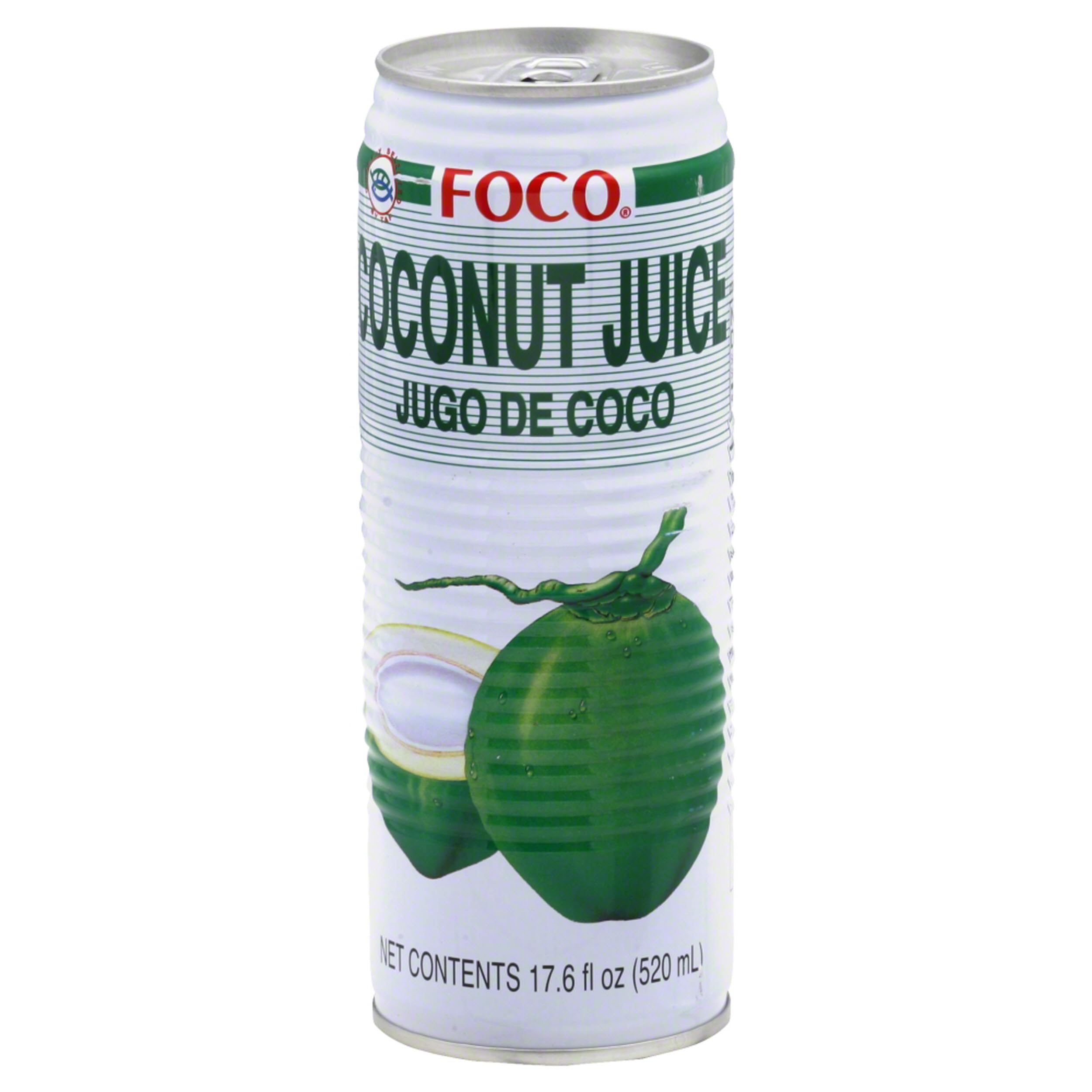 Amazon.com : Foco Coconut Juice, Plant Based, 17.6 Fluid Ounces