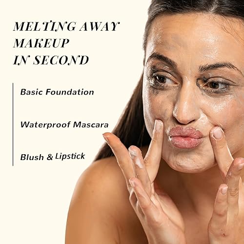 Miniatura 7 de ANAI RUI Bálsamo limpiador, bálsamo removedor de maquillaje de cúrcuma, exfoliante facial para derretir maquillaje, bálsamo limpiador de aceite,