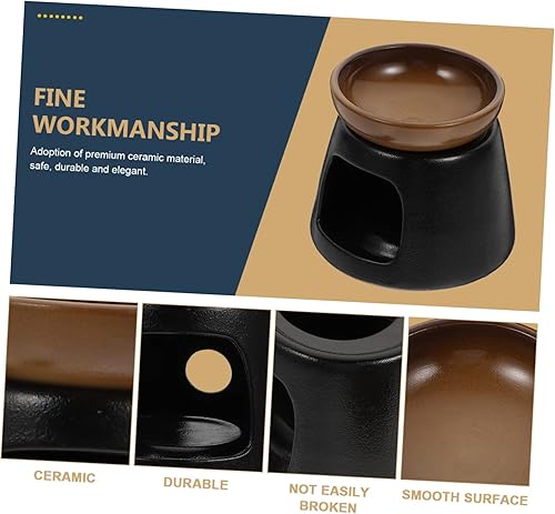 Miniatura 5 de BESTonZON 2 piezas de cerámica esencial para aromaterapia para dormitorio fragancia para el hogar y las teteras de cera luz de té aislamiento retro