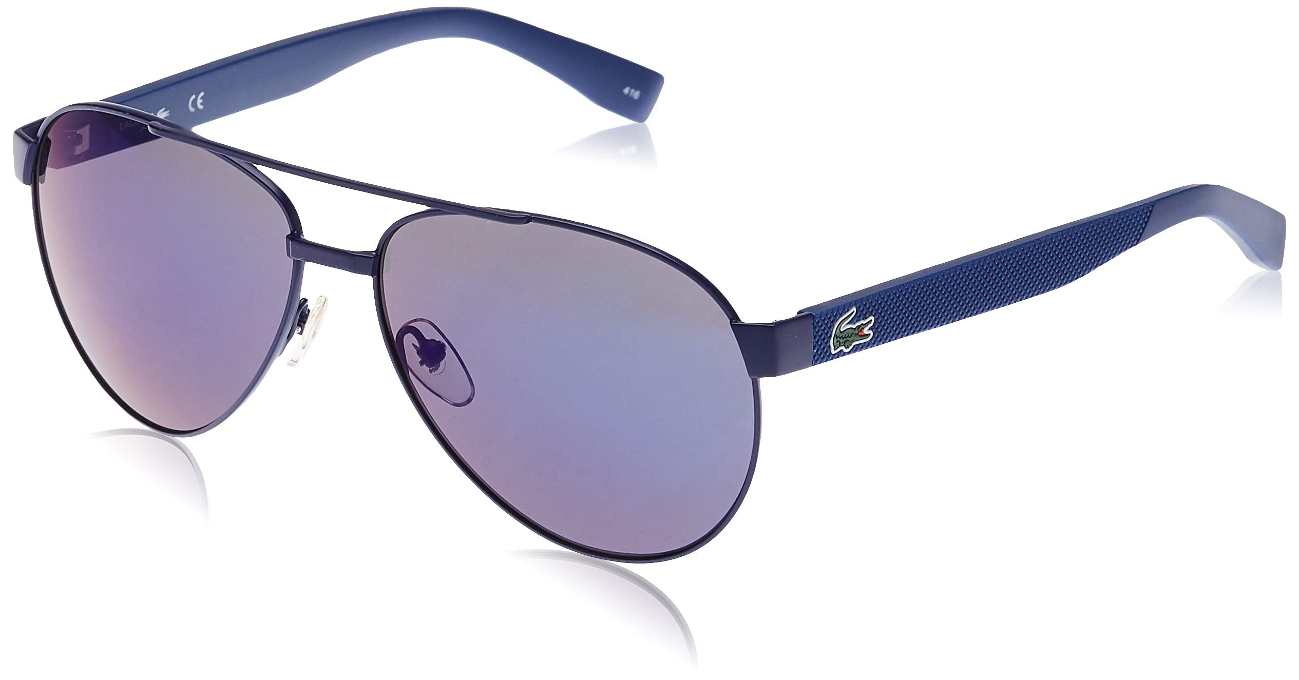 Lacoste Unisex Bluette Matte L185s L185s 424 60 Rectangular Sunglasses 60,