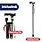 RMS Folding Cane - Foldable, Adjustable, Lightweight Aluminum Offset Walking Cane - Collapsible Walking Stick with Ergonomic Derby Handle - Ideal Daily Living Aid for Limited Mobility (Black)