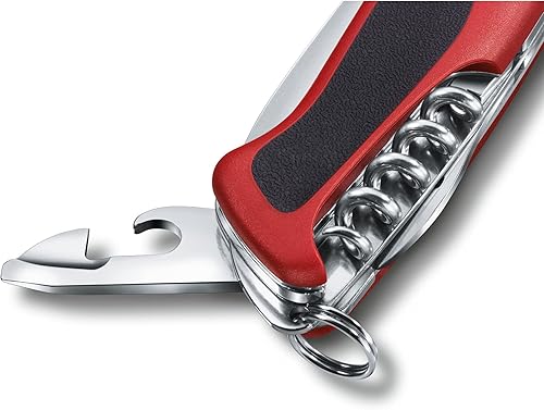 Vista 5 de Victorinox Swiss Army RangerGrip 61 Cuchillo suizo militar, verde/negro, 5.118 in