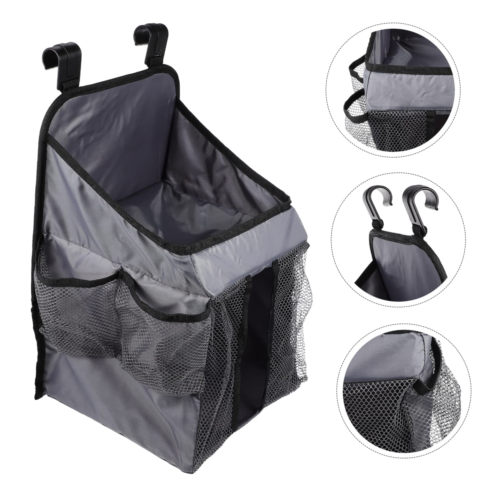 Bolsa de Almacenamiento para Cuna Colgante, Organizador de Pañales | Mesita de Noche, para Biberones y Juguetes, Plegable, Uso en Viaje y Exterior