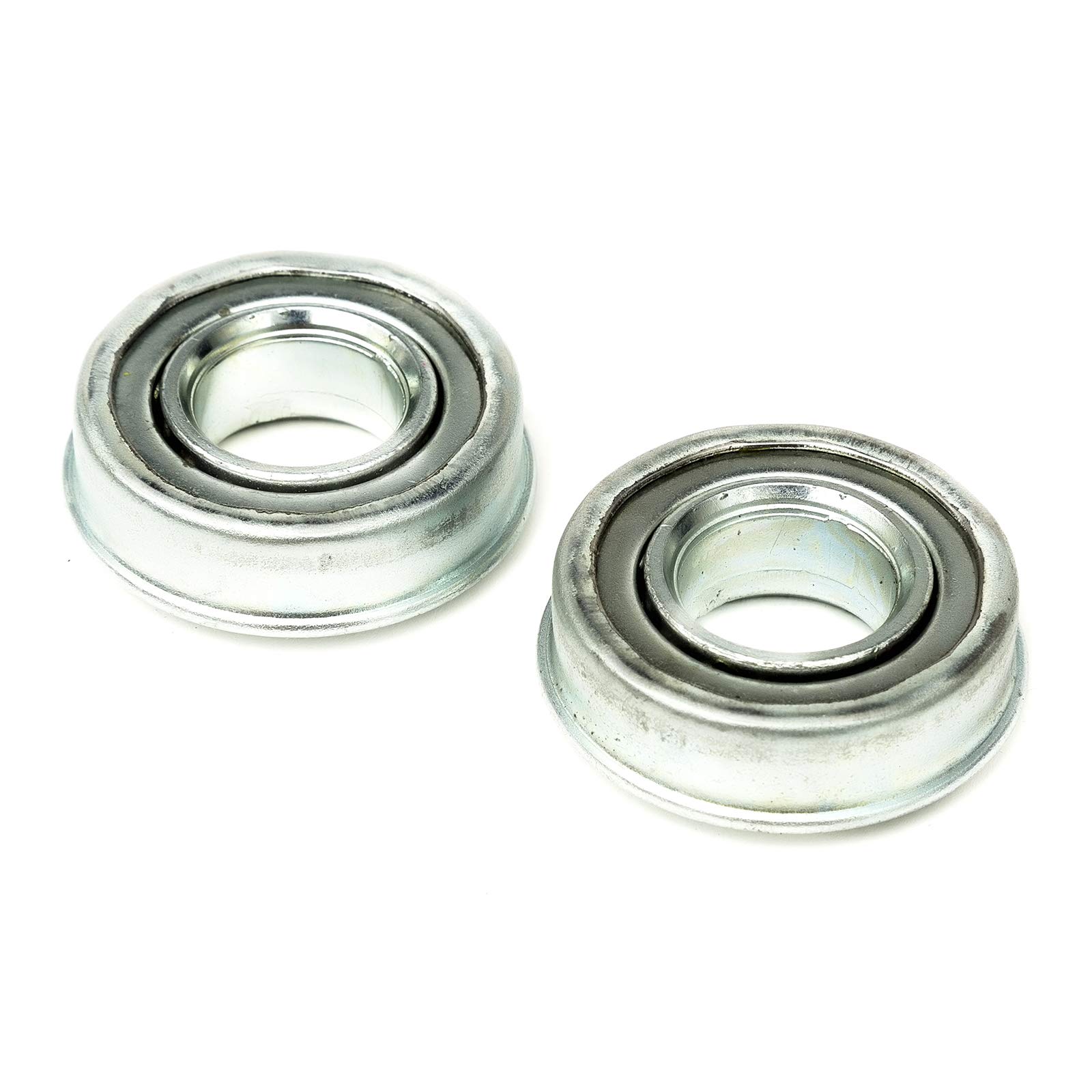 Petrolscooter Silver 2X Heavy Duty Replacement Wheel Bearings 35Mm To 15Mm Bore Reducers To Fit 15Mm Diameter Axle Fits Sack Hand Truck Cart Trolley Wheelbarrow Barrow