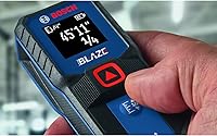 Vista 19 de Bosch GLM100-23 Blaze - Medidor láser de distancia de 100 pies, incluye 2 pilas AA